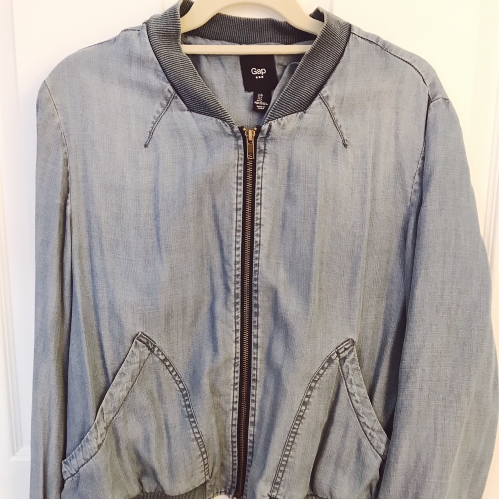 GAP | Soft Denim Zip-up
